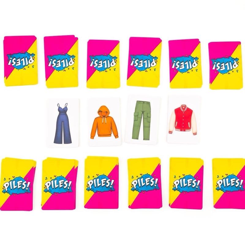 PILES Kaartspel: Familiefeestspel voor kinderen, tieners, volwassenen, stellen en families