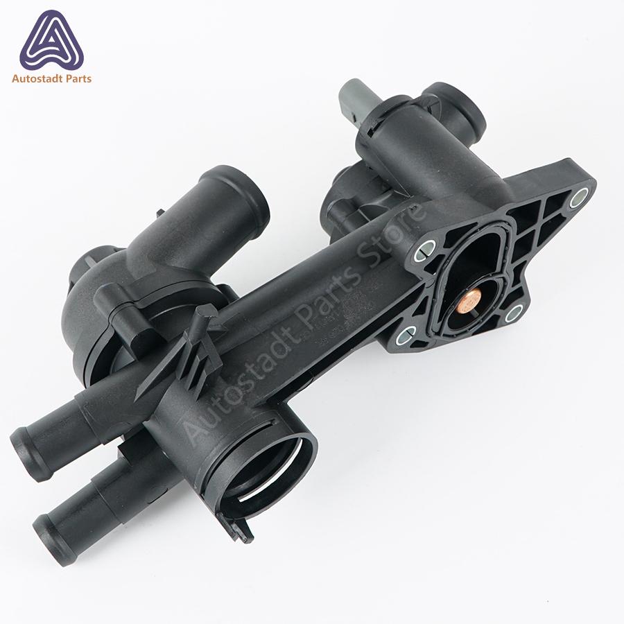 Aluminium Alloy Thermostat Cooling Housing Assembly 0 121 111 P 0121111 For Volkswagen EOS Golf Jetta Passat Touran