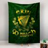 Erin Go Bragh Irish Art Tapestry Wall Hanging, Celtic Clover Poster, Irish Wall Decor for Bedroom Living Room Dorm
