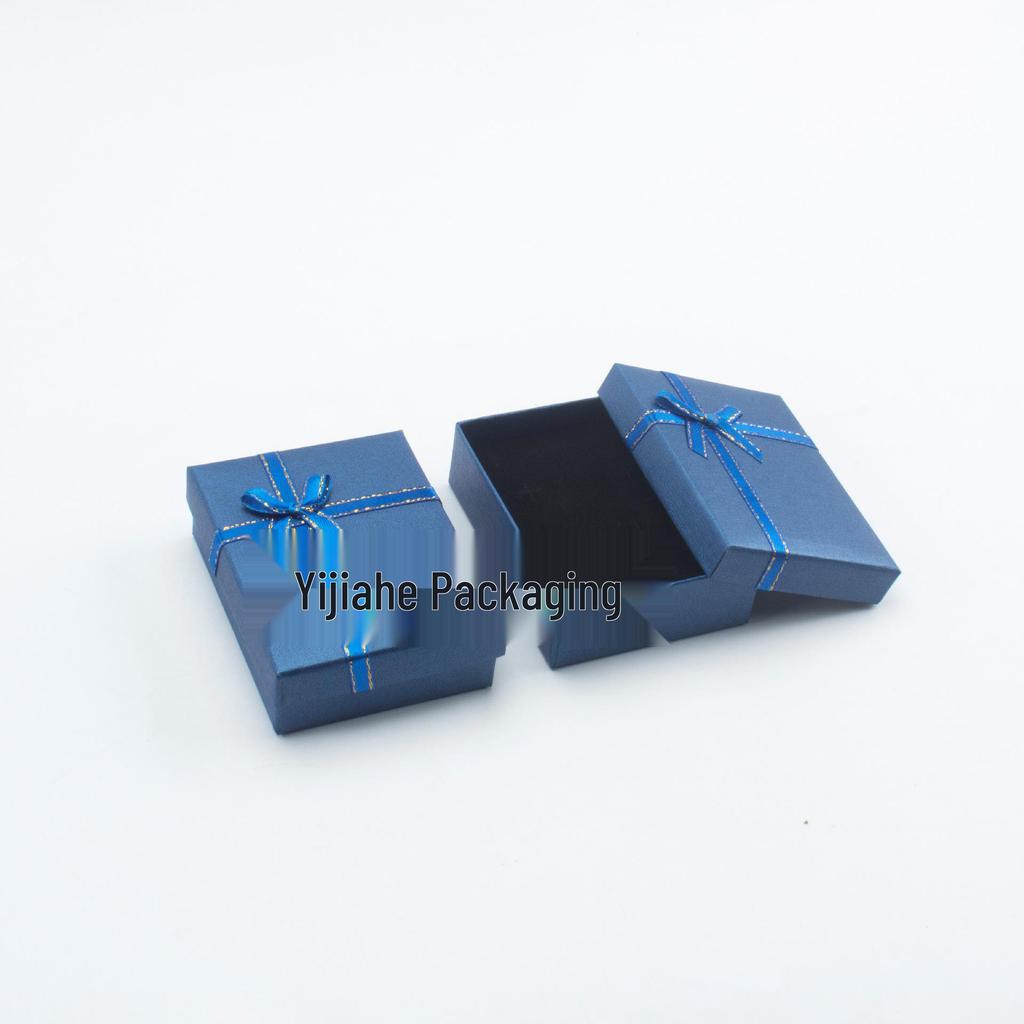 Candy Color Ribbon Bow Necklace Gift Box - High-End Pearlescent Cloud Design