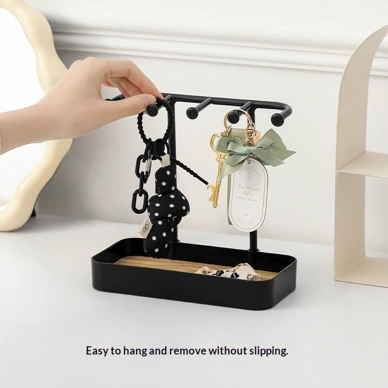 Stylish Jewelry Organizer Display Stand Lightweight Desktop Holder for Necklaces Earrings Bracelets Birthday Gift for Women