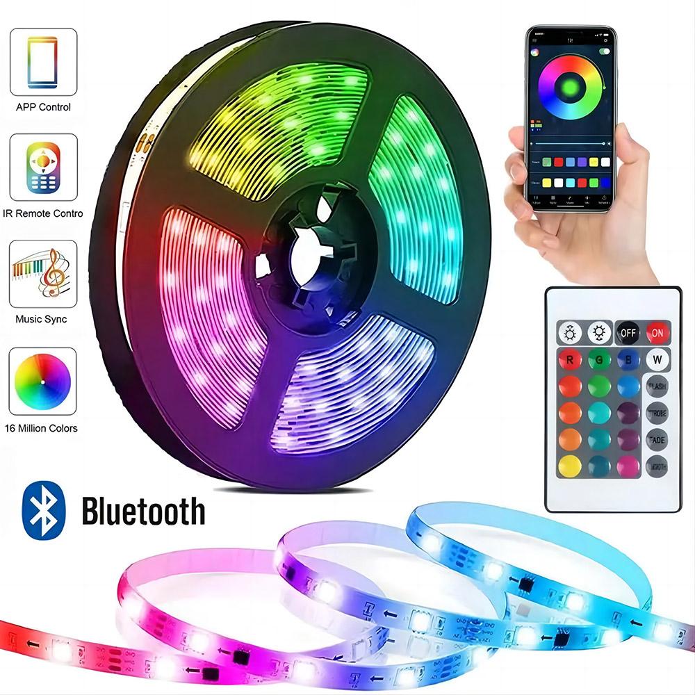 Band Bluetooth USB LED Streifen Licht 5050 SMD 5V USB RGB Lichter Flexible LED Lampe Band Band RGB selbstklebende TV Desktop Diode