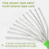 10.5MM 1M Horolezecké lano 25kN Venkovní Skalní lezení Pletené Statické lano Vysoká zátěž Slaňování Práce ve výškách Záchranné lano Horolezecké vybavení