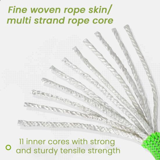 10.5MM 1M Horolezecké lano 25kN Venkovní Skalní lezení Pletené Statické lano Vysoká zátěž Slaňování Práce ve výškách Záchranné lano Horolezecké vybavení