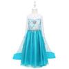Elsa Frozen Dress and Accessories Set Halloween Cosplay Christmas Carnival 110-120cm Blue