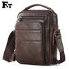 Natūralios odos pečių krepšiai vyrams Messenger Bag Vintage Tote Crossbody Bags Rankinė