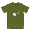 Men Women's Fantasy Pizza Wizzard Shirt Merch Funny  Pizzas Lover Pure Cotton T-shirt Clothing Graphic Print Tees Summer