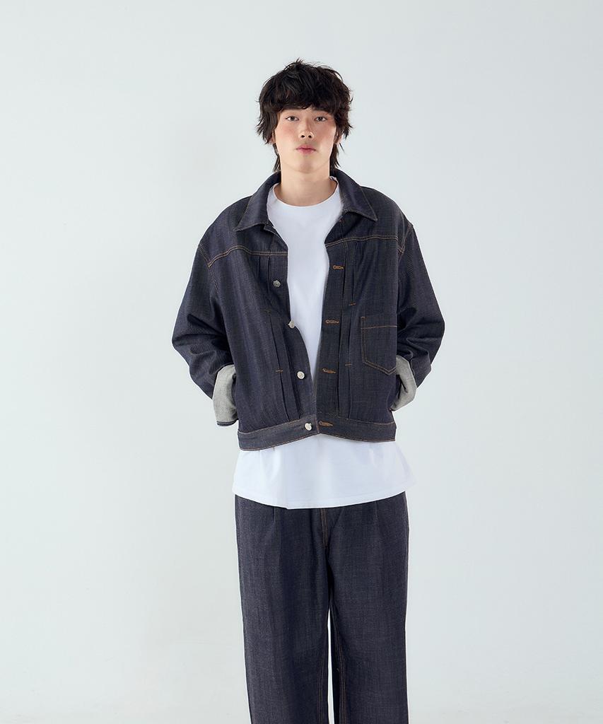 Fortyfour [M] Indigo Raw Denim Jacket