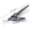 1Pcs Nose Ear Mustache Hair Remover Scissors Trimmer Round Safety Tips Facial