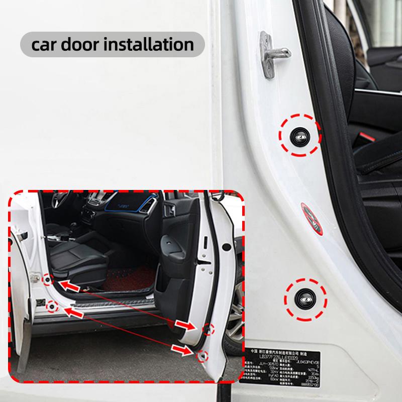 Car Door Shockproof Silicone Gasket Buffer Pad Accessories For Lada Vesta Niva Samara Kalina Largus Priora Xray Granta Cross