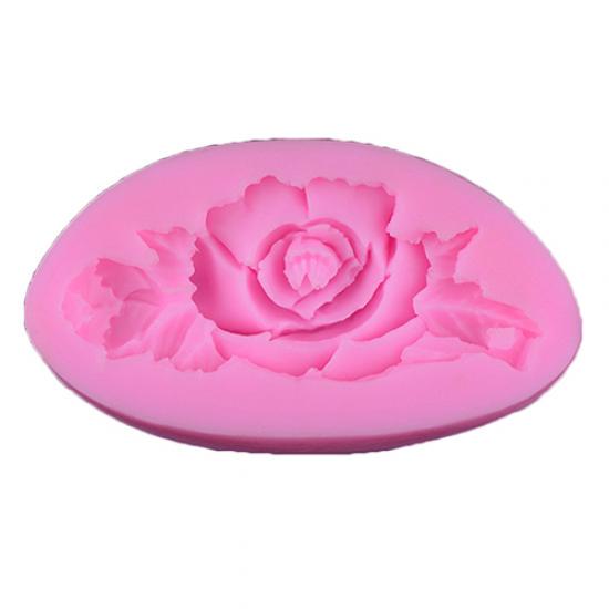 Tvar květu růže silikonový fondant dortová forma