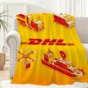D-Dhls Expresss Throw Lightweight 240G Flannel Blanket Soft Skin-Friendly For Summer Cooling