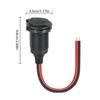 Cigarettes Lighters Socket Car Marine Lighters Socket Power Outlet Socket Receptacle 12V/24V Waterproof Plugs