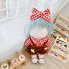 Toy Accessories Cartoon Animal Pattern Plush Suspender Pants Knited Hat Doll Clothes Mini Overalls