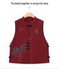 2026 Spring Women's Embroidered Shawl Vest - New Chinese Style