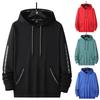 Frühlings- und Herbst-Baumwoll-Hoodies für Herren und Damen, lockere große Größen, sportliche Freizeit-Oberteile in einfarbiger Ausführung