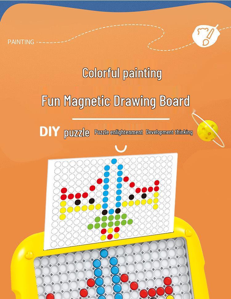 Children's Magnetic Tracing Board with Stone Pen: Educational Toy