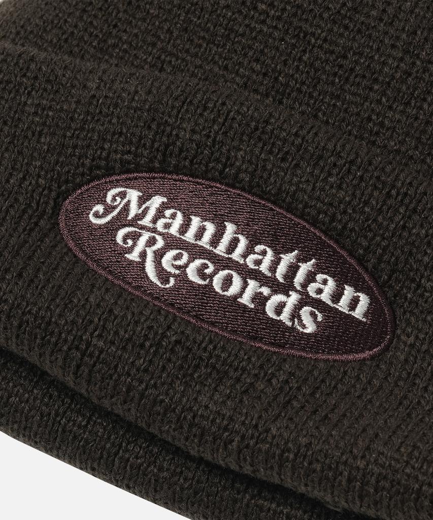 Maenhatanlekojeu Mr Oval Logo Beanie - Brown