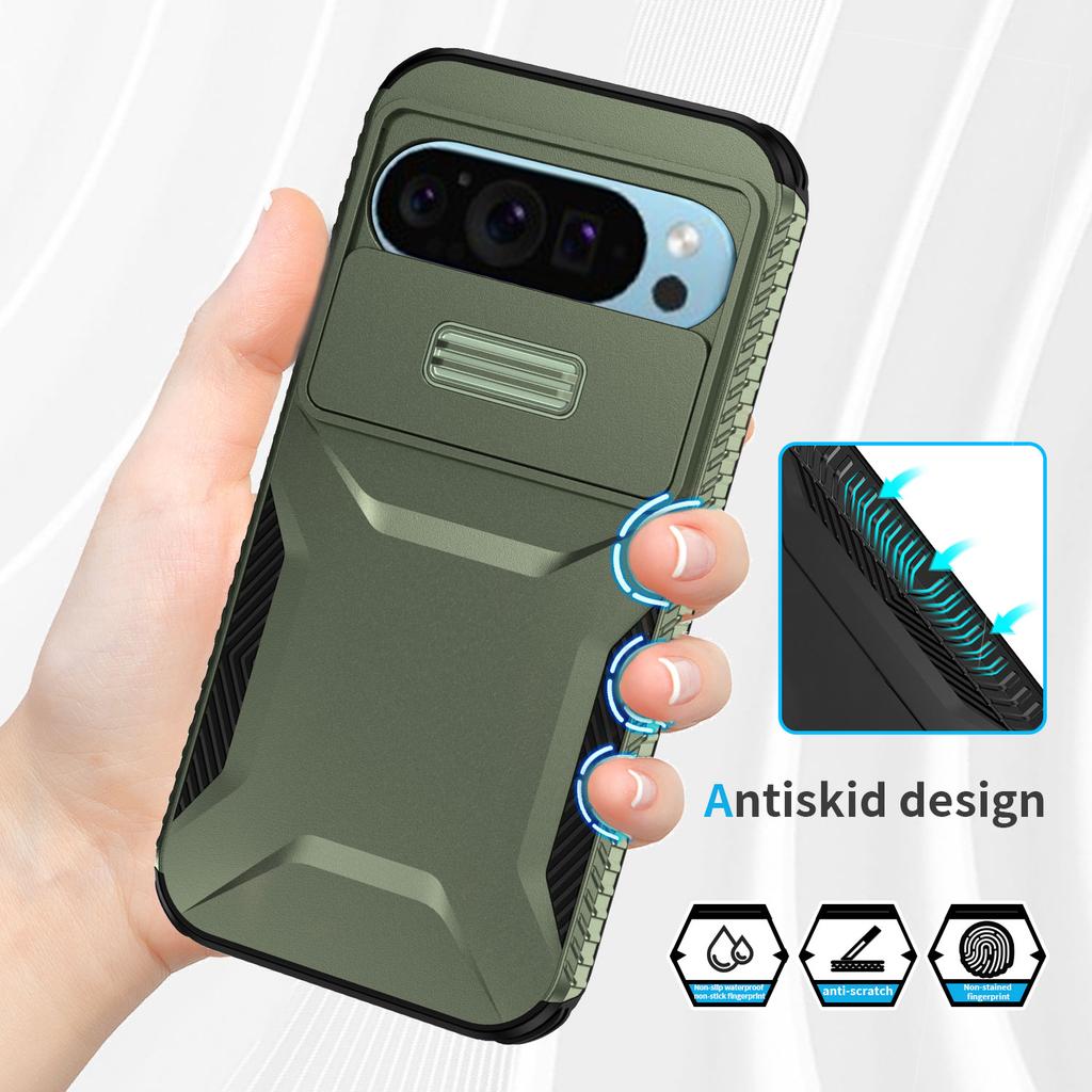 For Google Pixel 10 Pro/10/9 Pro/9 Case Camshield TPU + PC Phone Cover Non-Slip Side Edge