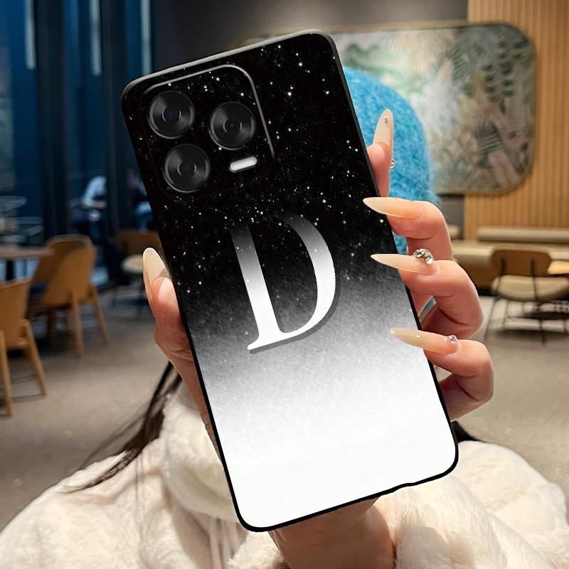 Weiche Silikon-Schwarze Handyhülle für ZTE Blade V70 Vita/Nubia V70 Design-Hülle Kratzfest Schöne Trendige Buchstabenmuster Schale