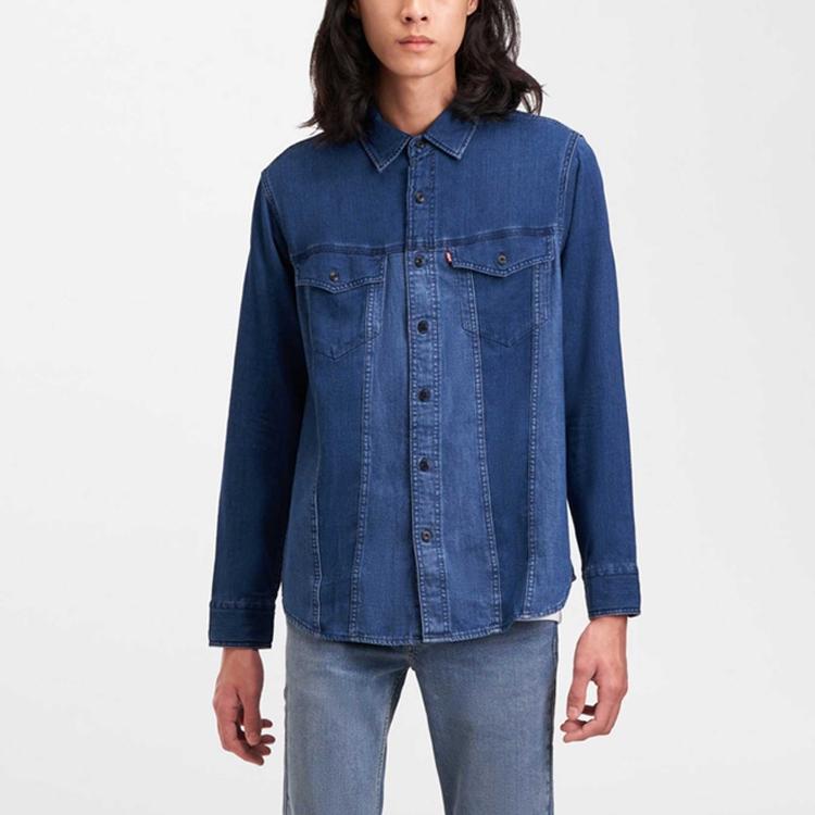 Levis Button-Down Denim Shirt Men Shirts 36269-0001