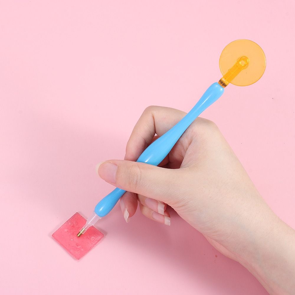 Stylos à pointe en plastique pour broderie 5D, outil de peinture au diamant, kit pratique de stylos pour peinture au diamant