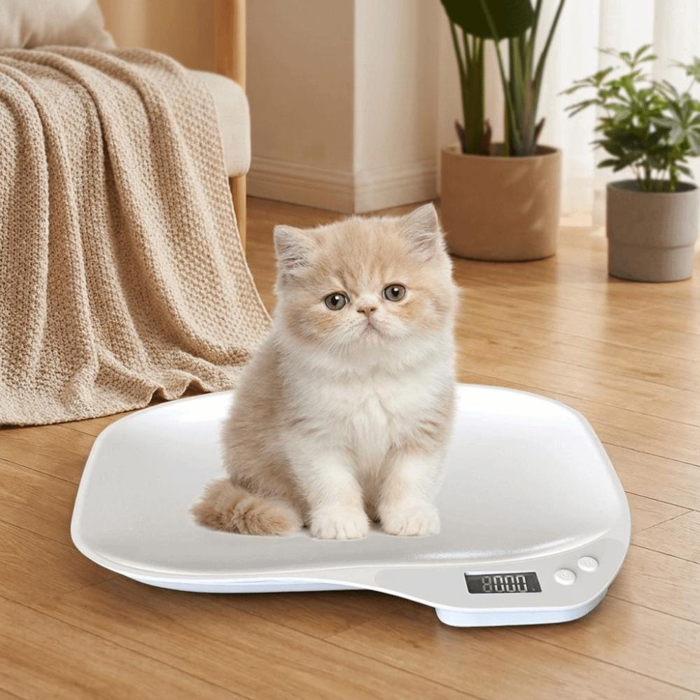 LCD Display Newborn Pet Scale High Precision Small Animal Scale Pet Scale Tray Veterinary Use