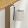 Wall Mounted Paper Towel Holder Toilet Roll Holder, Stainless Steel Heavy Duty Modern Stand Storage Rack, Mount for Bathroom High Capacity
