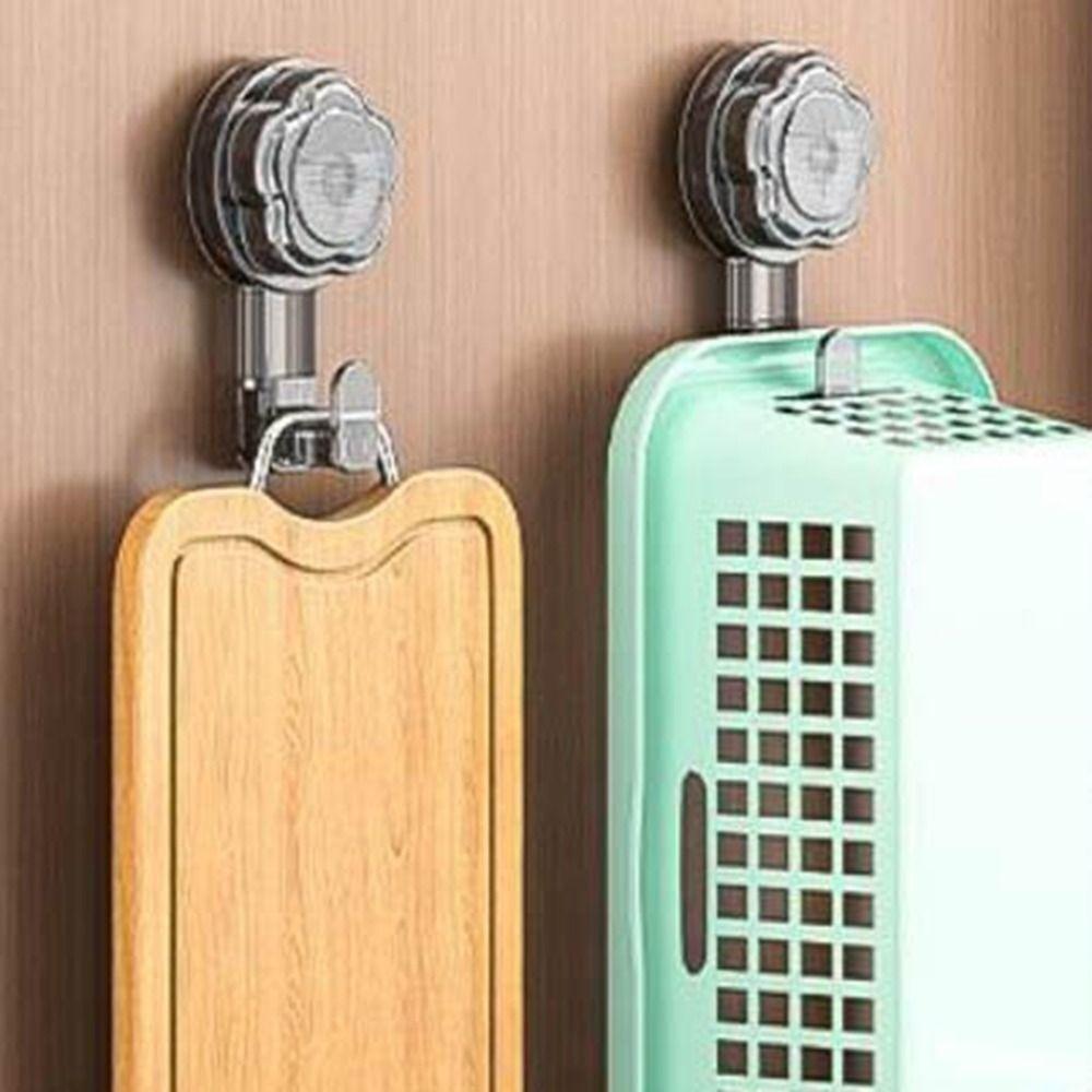 Moisture-proof Rotating Suction Cup Hook Punch-Free Robe Hook Wall Hook Behind Door Bathroom