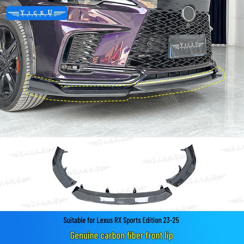 Lexus RX350/500 Carbon Fiber Body Kit (Front Lip, Fender Flares, Rear Lip, Side Skirts, Tail Top Spoiler, 2023-2025)