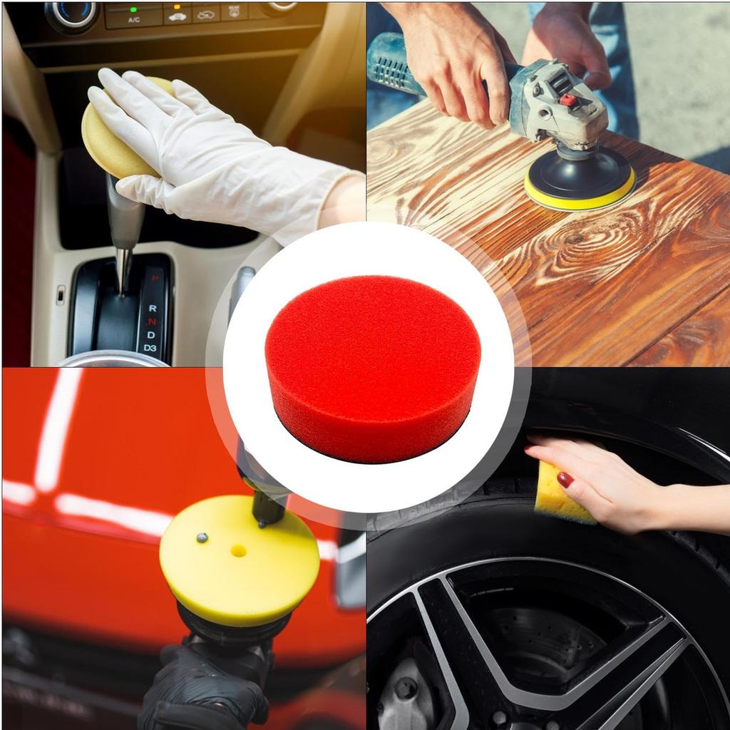 Polish Sponge, Car Wash Sponge, Fine Polishing Pad - For Tire Applicator Dressing Shine