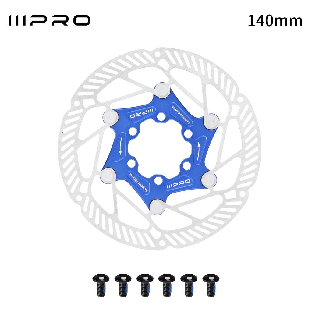 160mm 140mm Centerlock Brake Disc Floating 160mm 140mm 6 Screws Disc Rotor Cooled Lightweigh for Mtb Road Mountain Bike