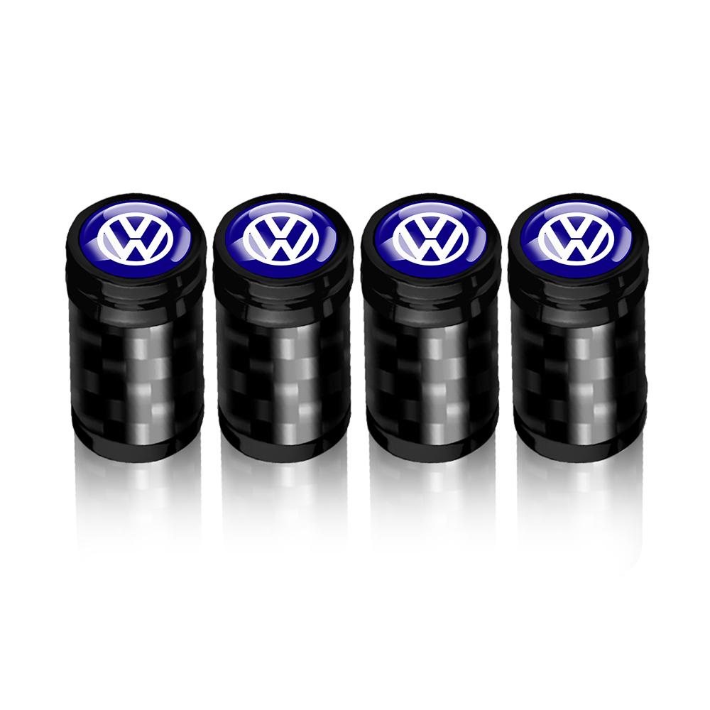 4PCS Car Wheel Tire Valve Stem Caps Metal Valve Accessories Auto Cover for Volkswagen VW R Line R32 Touareg Passat Polo 4 Motion Zq3