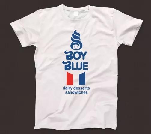 

Boy Blue T Shirt 861 Ice Cream Dairy Desserts Tutti Frutti Milwaukee Red Barn 4XL