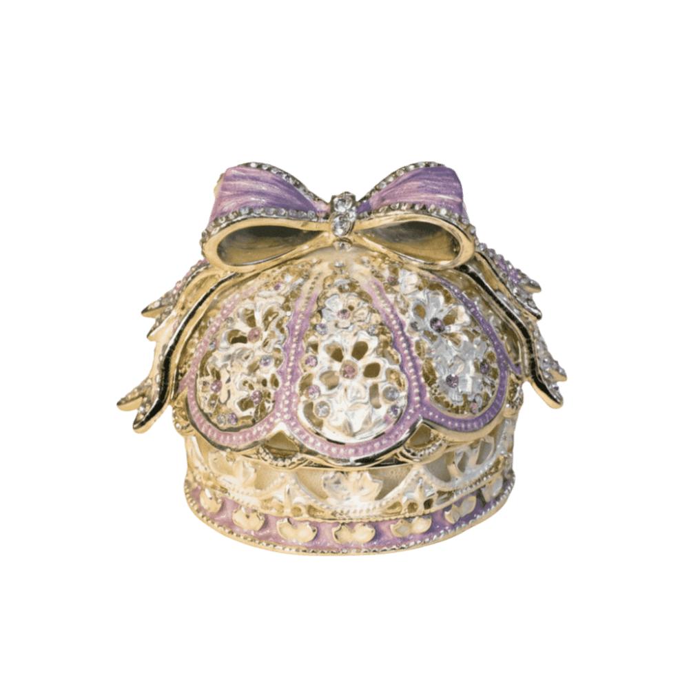 Desktop Design Enamel Color Crown Light Luxury Ring Holder Creative Gift Box Wedding Proposal