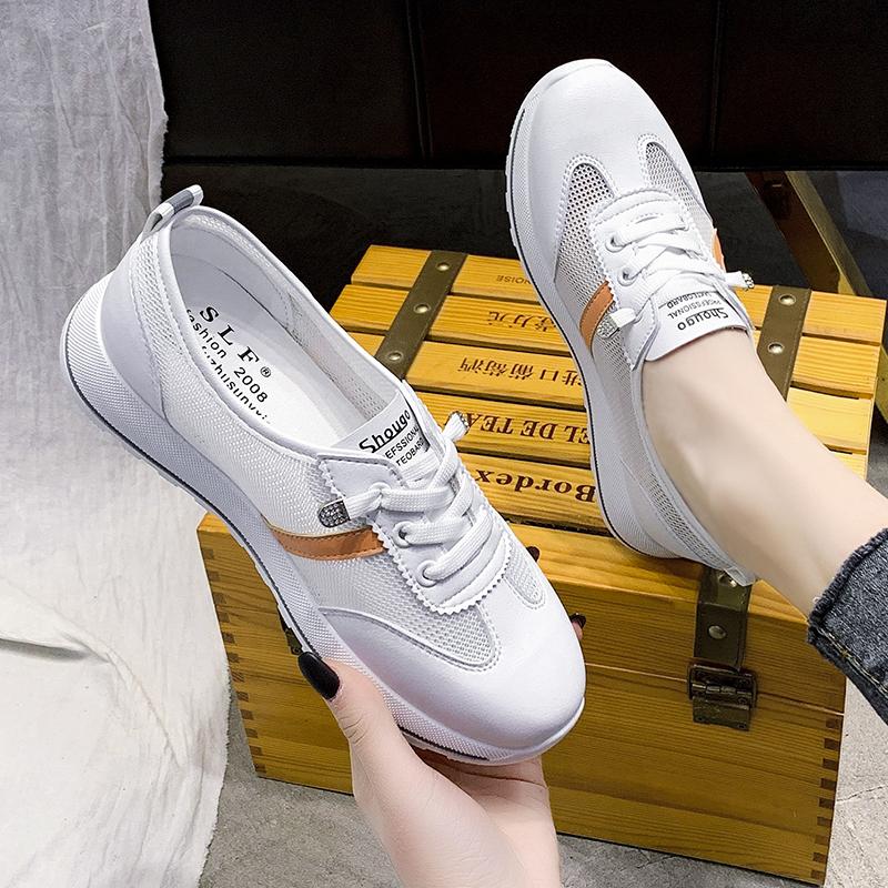 2 Colores Nuevo Casual Light Weight Moda Mujer Zapatillas Cómodas Zapatos  Deportivos al Aire Libre Zapatos Deportivos con Cordones Talla 35-40  comprar a buen precio — entrega gratuita, reseñas reales con fotos — Joom