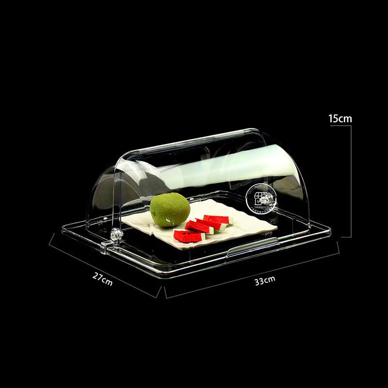 Handun Stainless Steel Buffet Display Tray with Double Flip Lids