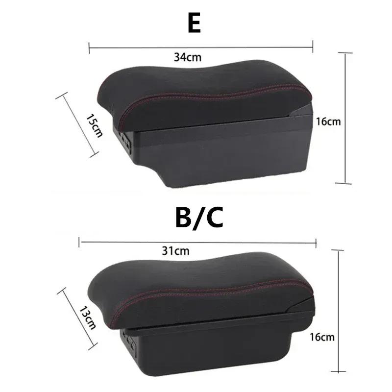 Armrest Box For Ford Focus 2 Mk2 2005 2006 2007 2008 2009 2010 2011 Arm Rest Center Console Modification Retrofit Parts
