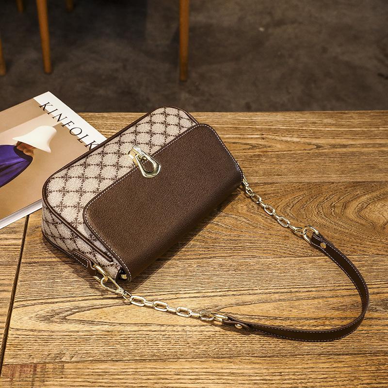 תיק קטן לנשים תיק עם הדפס קטן תיק מרובע קטן כתף בודדת