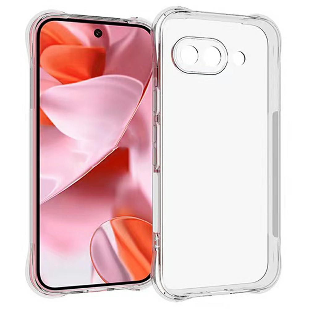 

For Google Pixel 9a Clear Phone Case 2.0mm Thickness Shockproof TPU Phone Cover Style A