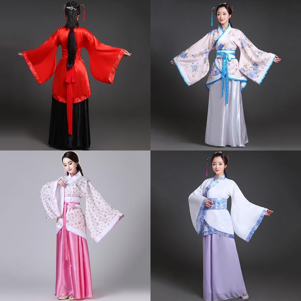 Breathtaking Tang Dynasty Dress For Women With Perfect Stitches In Vibrant Colors