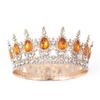 New Bridal Crown Headpiece - Exquisite High-end Wedding Birthday Party  and Cake Decoration - Bridal Hair Accessory - Round Crown Tiara