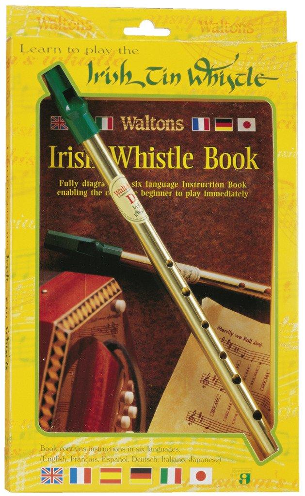 

Waltons Tin Whistle, Brass, D, with Instructions in 6 Languages (Japanese Included) 1504
