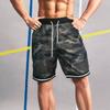 5XL Summer Shorts Men Fitness Shorts Camouflage Design Waist Drawstring Polyester Quick Dry Sports Short Trousers for Outdoor