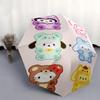 Cartoon Sanrio Cartoon Umbrella, Portable 3-Fold Compact Umbrella, Suitable for Camping, Hiking and Travel, Ideal Easter Birthday Gift for Family and