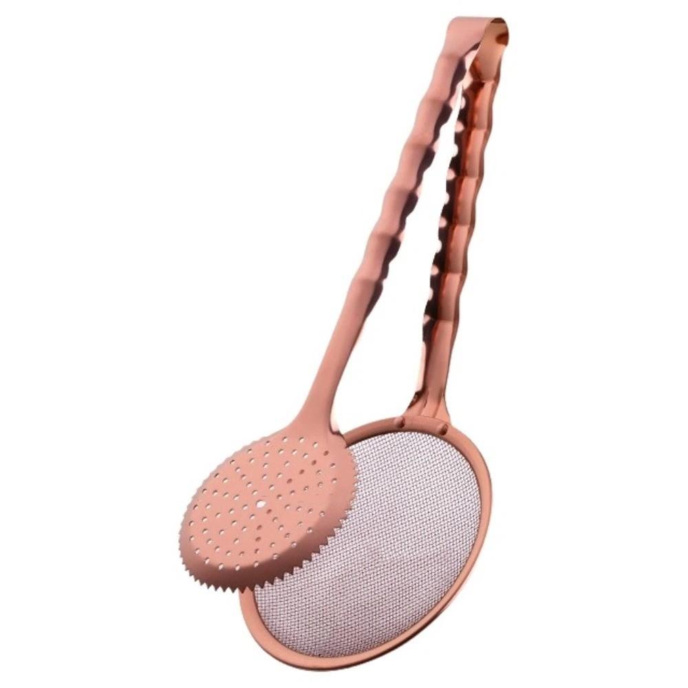 Heat Resistant Oil Separator Spoon Stainless Steel Fried Food Strainer Food Clip  Snack