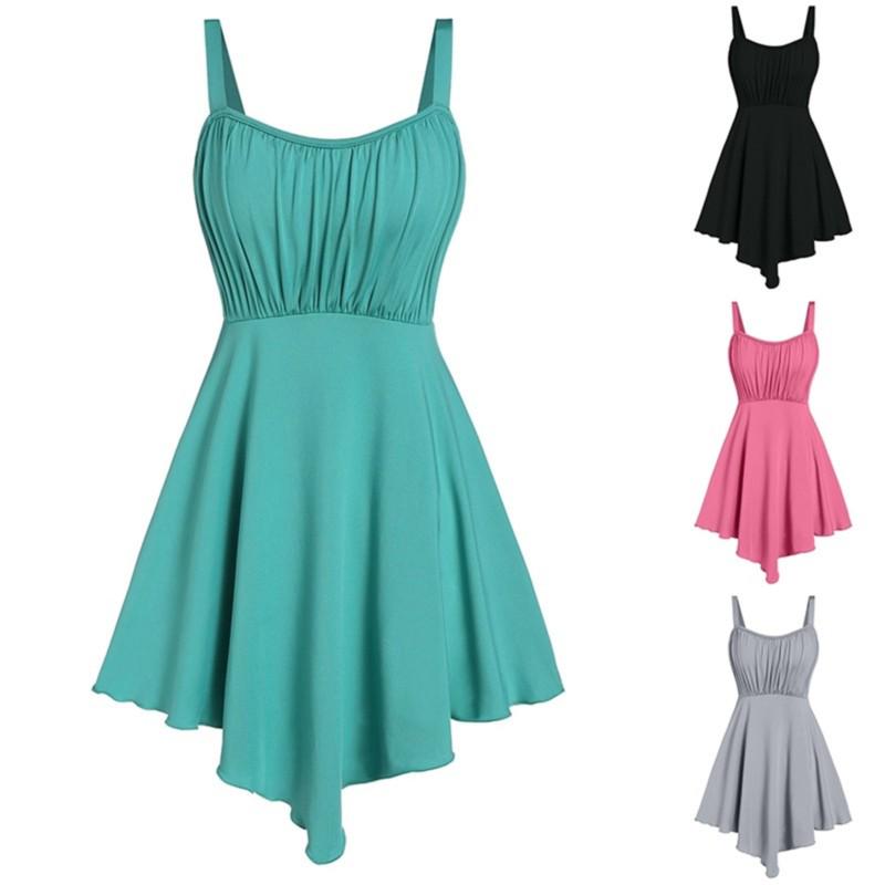 Exquisite European and American Women's Sweet Slim Skirt Personality Chest Fold Sexy Suspender Dress