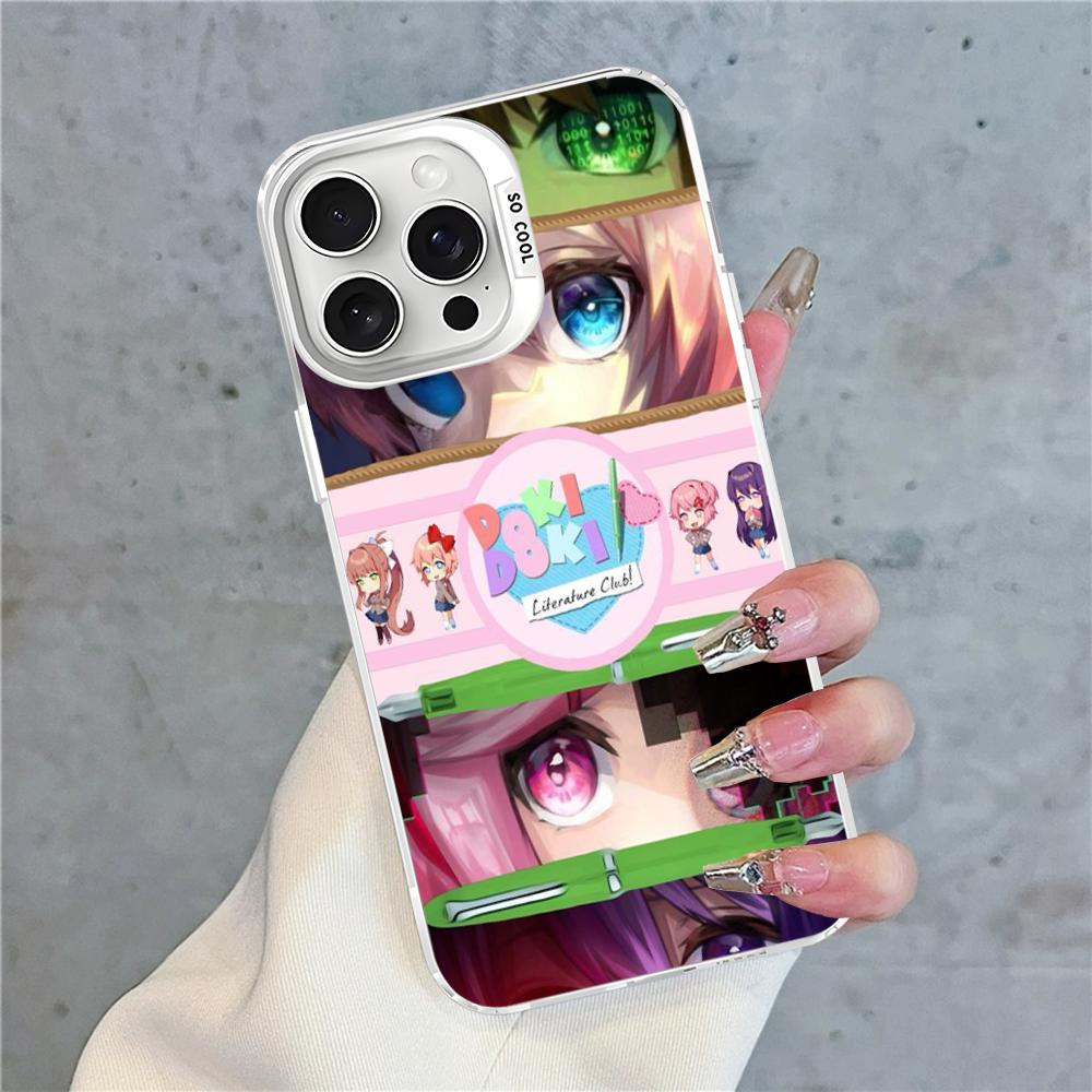 

Чехол для телефона D-Doki-Dokies для iPhone 16 15 14 13 12 11 Pro Max X XR XSMAX 8 7 Plus Матовый Ударопрочный Задний Чехол iPhone 15Pro Max