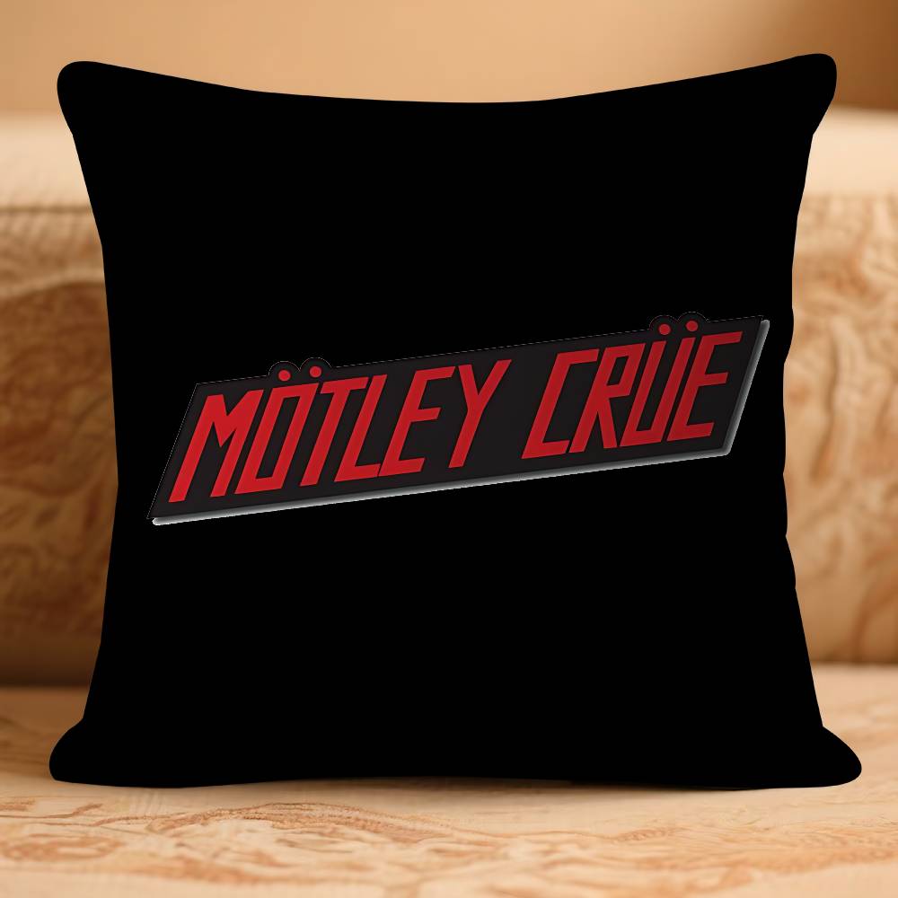 

Popular Band M-Motley-C-crues Cushion Cover 30x50 Polyester Sofa Cushions Decorative Throw Pillows Home Decoration Pillowcover 16x16Inch