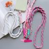 Dopamine Braided Phone Lanyard Anti-lost Neck Hanging Cord  Phone Charm Accessories